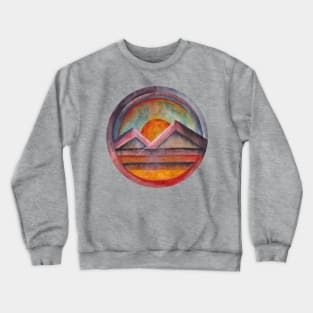 Geometric landscapes 02 Crewneck Sweatshirt